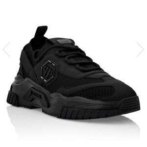 Philipp Plein Black unisex black Sneakers predator low top